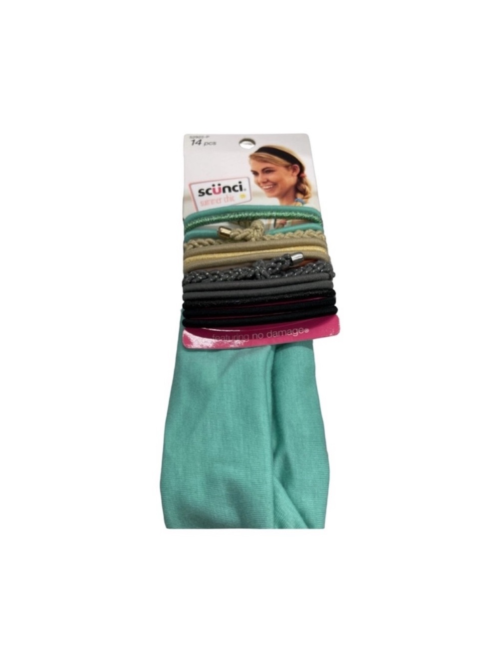 Kids Aqua Headband and Hair Tie Set